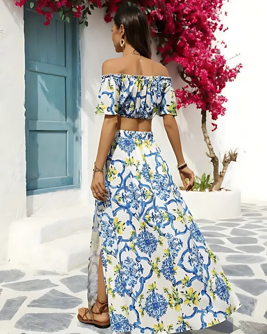 Coastal Paisley Tassel Trim 3-Piece Set