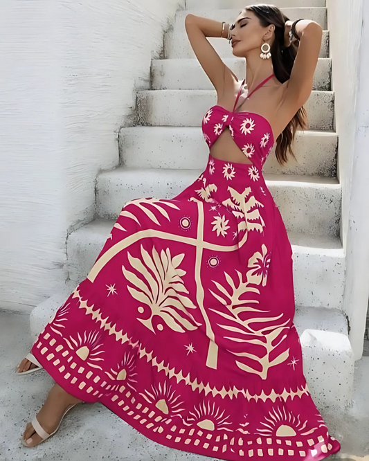 Tropical Solstice Maxi Dress