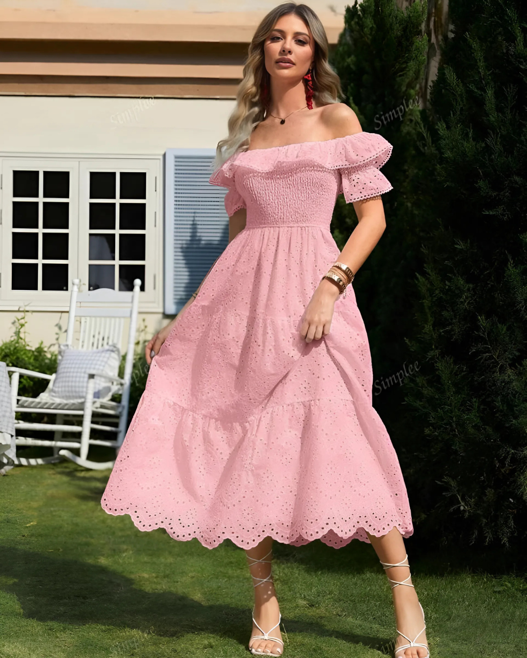 Blush Garden Breeze Dress