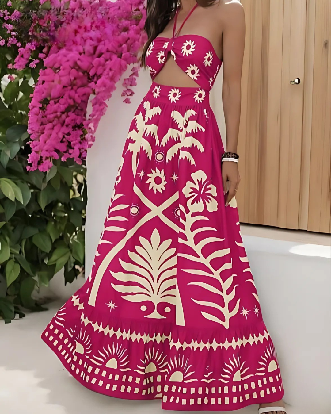 Tropical Solstice Maxi Dress