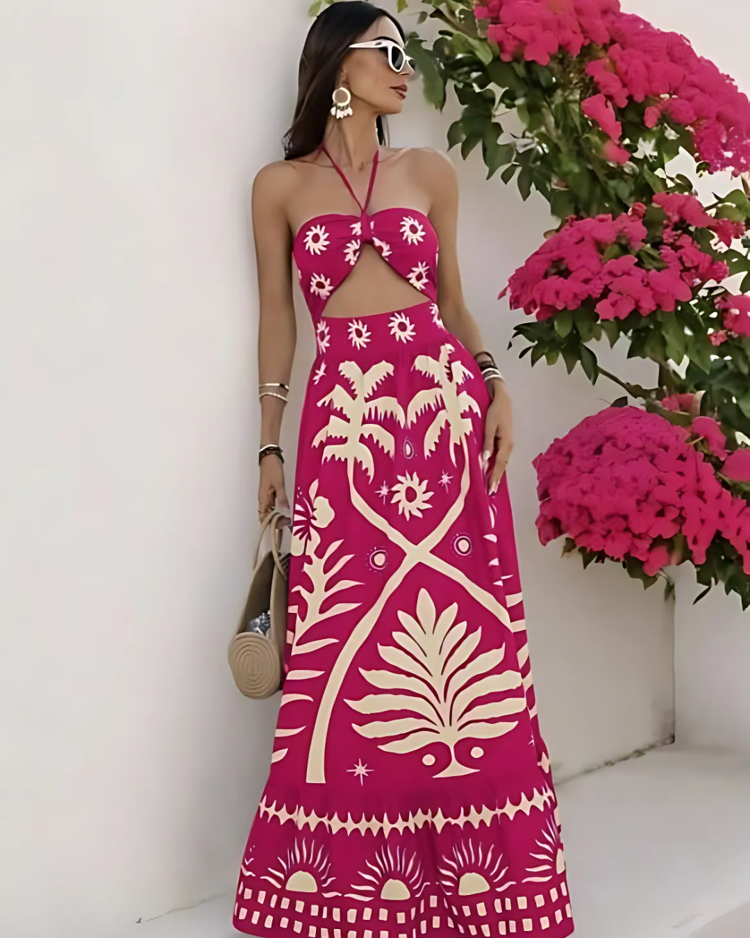 Tropical Solstice Maxi Dress