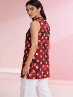 Artisan Covered Halter-Neck Batik Print
