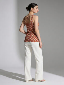 Dori Detail Sleeveless Kurti